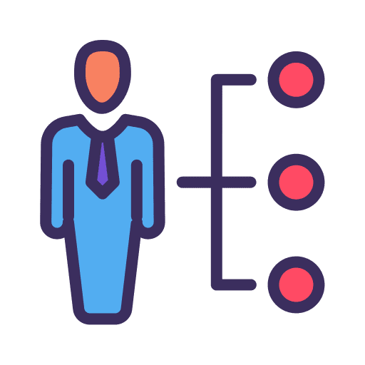 Branch branch organization structure icon Branch branch organization structure icon