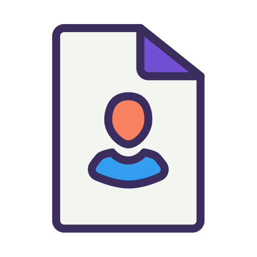 Resume application files and folders resume icon Resume application files and folders resume icon