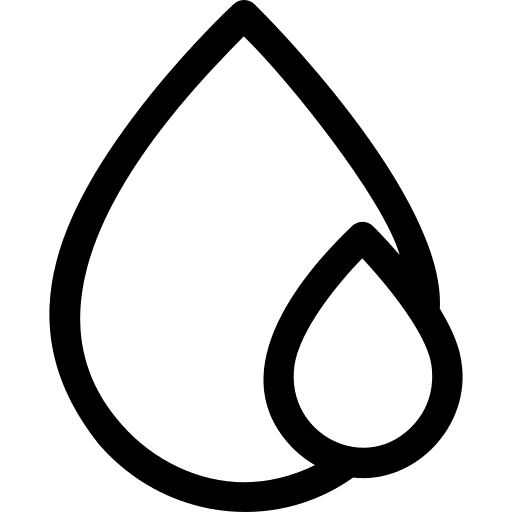 Water drop raindrop weather icon