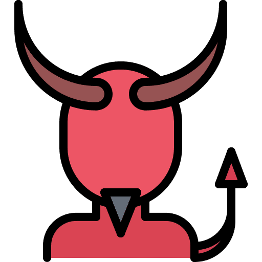 Demon demon halloween christian icon