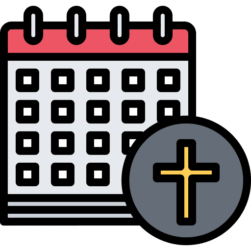 Christianity religion time and date christian icon Christianity religion time and date christian icon