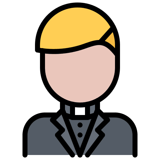 Priest man professions and jobs priest icon Priest man professions and jobs priest icon