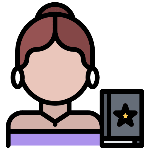 Fortune teller user avatar book icon Fortune teller user avatar book icon