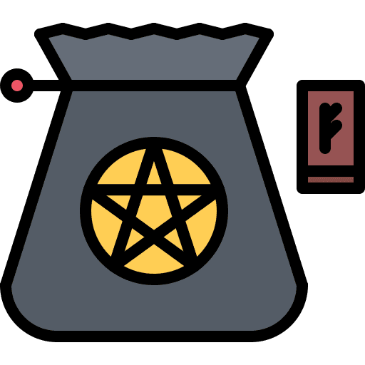 Runes magic fortune teller esoteric icon