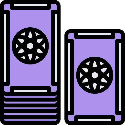 Tarot card card reading entertainment fortune telling icon