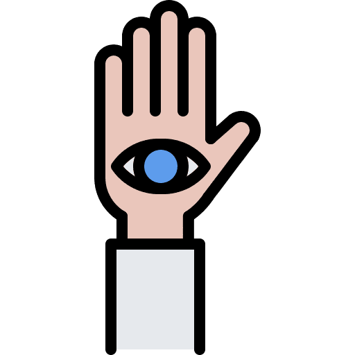 Hand reading fortune teller miscellaneous esoteric icon Hand reading fortune teller miscellaneous esoteric icon