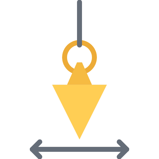 Pendulum fortune telling pendulum magic icon