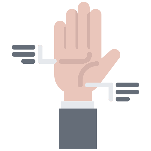 Hand reading hand reading fortune telling hand palm icon Hand reading hand reading fortune telling hand palm icon