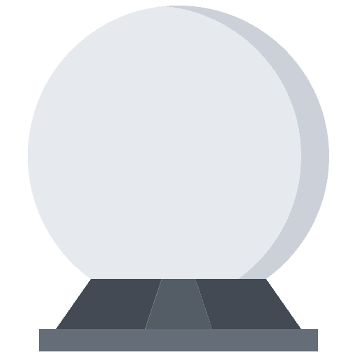 Crystal ball astrology fortune telling halloween icon Crystal ball astrology fortune telling halloween icon