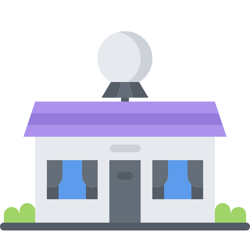 Fortune teller architecture and city building crystal ball icon Fortune teller architecture and city building crystal ball icon
