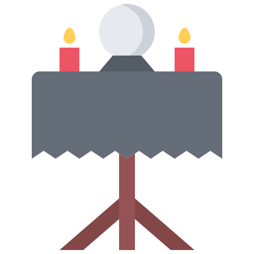 Table table halloween candle icon Table table halloween candle icon