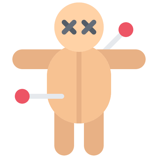 Voodoo doll halloween dark magic voodoo doll icon Voodoo doll halloween dark magic voodoo doll icon