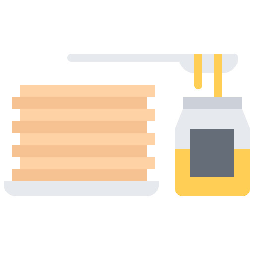 Honey food and restaurant honey jar icon Honey food and restaurant honey jar icon
