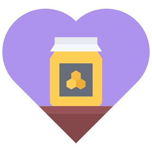 Honey food and restaurant love jar icon Honey food and restaurant love jar icon