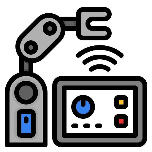 Industrial electronics training controller icon