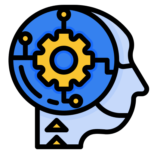 Robot automatic robot artificial intelligence icon Robot automatic robot artificial intelligence icon