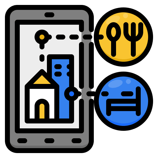 Travel and tourism travel and tourism booking navigation icon