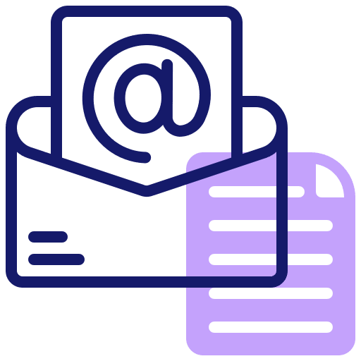 Email communications envelope mails icon Email communications envelope mails icon