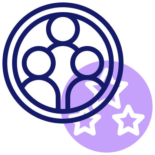 Customer rating role customer icon Customer rating role customer icon
