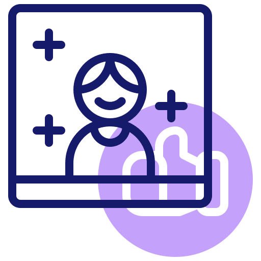 Endorsement customer business influencer icon Endorsement customer business influencer icon