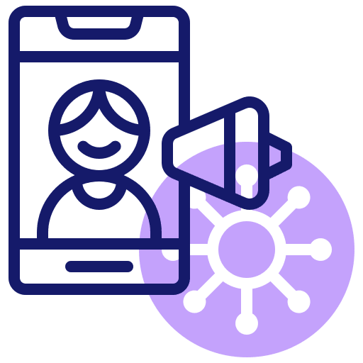 Influencer people professions and jobs viral icon Influencer people professions and jobs viral icon