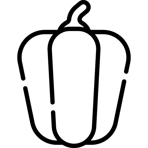 Paprika organic paprika vegan icon