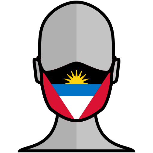 Face mask south america flag covid icon