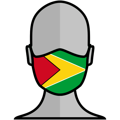 Face mask america south america guyana icon Face mask america south america guyana icon