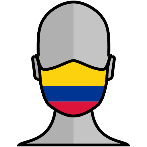 Face mask protection health and medical columbia icon