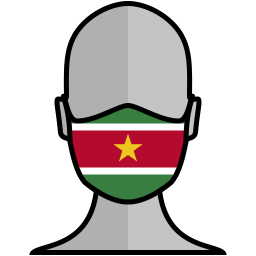 Face mask health and medical suriname america icon Face mask health and medical suriname america icon