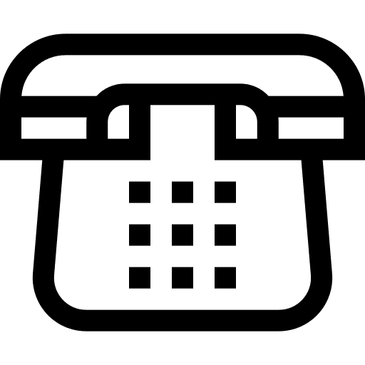 Telephone phone set phone communications icon