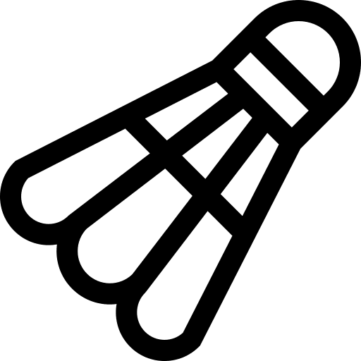 Badminton entertainment sports game icon