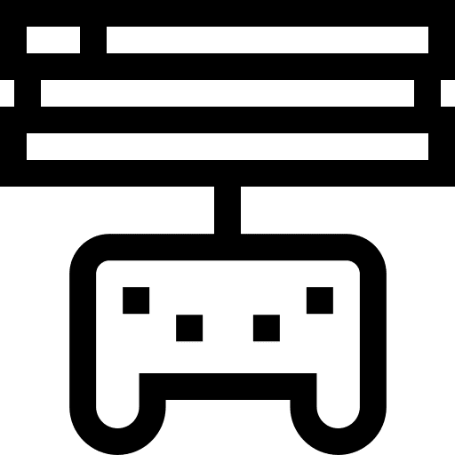 Console gamer gamepad game controller icon