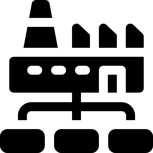 Factory undertaking manufacture buildings icon Factory undertaking manufacture buildings icon