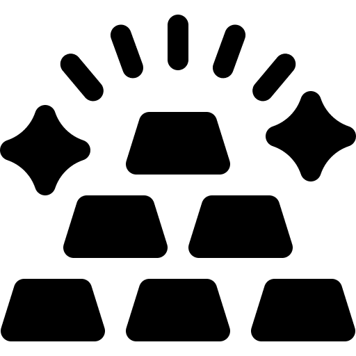 Gold wealth business and finance gold icon Gold wealth business and finance gold icon