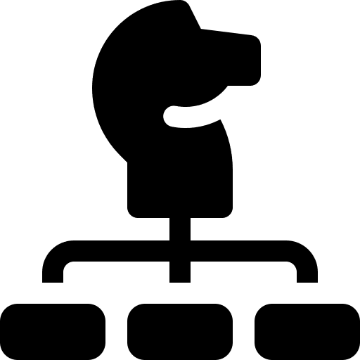 Strategy business and finance hierarchy chess icon Strategy business and finance hierarchy chess icon