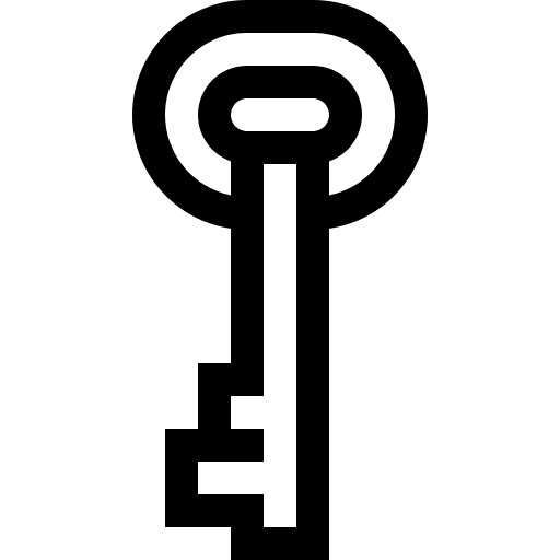 Key security access pass icon
