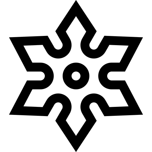 Shuriken weapon cultures blade icon