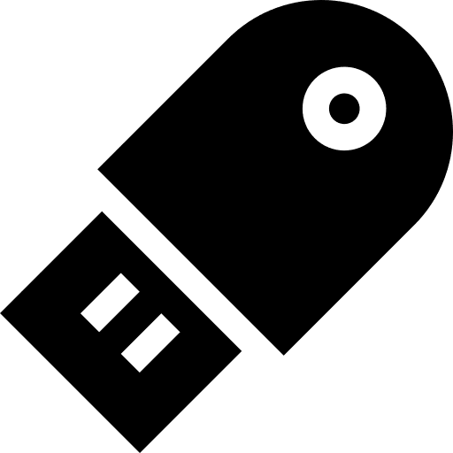 Pen drive flash drive data storage file storage icon