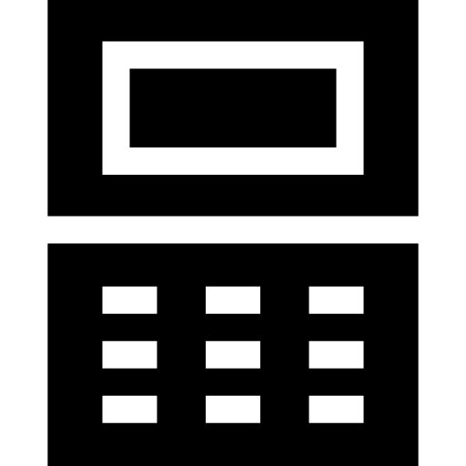 Calculator calculating maths technology icon