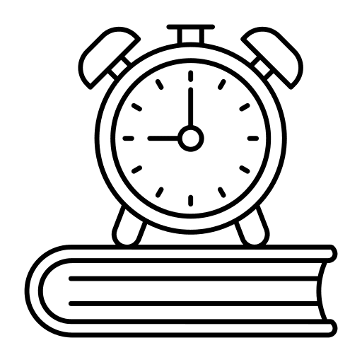 Punctuation online learning elearning clock icon
