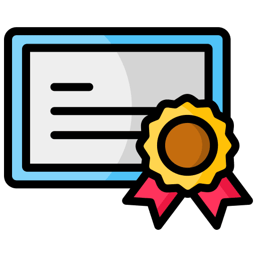 Certificate contract certificate education icon Certificate contract certificate education icon