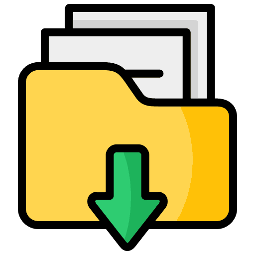 Download ui folder archive icon