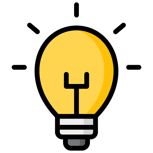 Idea bulb ideas web programming education icon