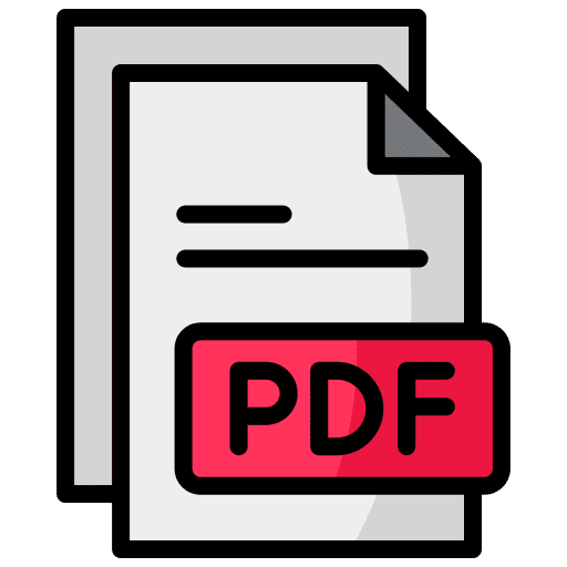 Pdf pdf format file icon