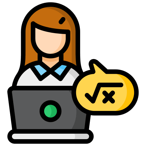 Studying learning user student icon