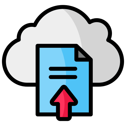 Upload uploading files and folders cloud storage icon Upload uploading files and folders cloud storage icon