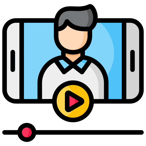 Video lecture e learning video lecture video tutorial icon
