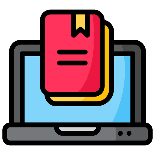 Ebook elearning ebook course icon Ebook elearning ebook course icon