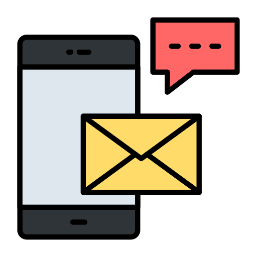 Mail smartphone internet contact us icon Mail smartphone internet contact us icon